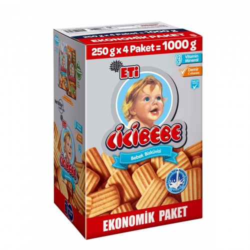 Eti Cicibebe Bisküvi 1000 Gr. Eti Cicibebe Bisküvi 1000 Gr.